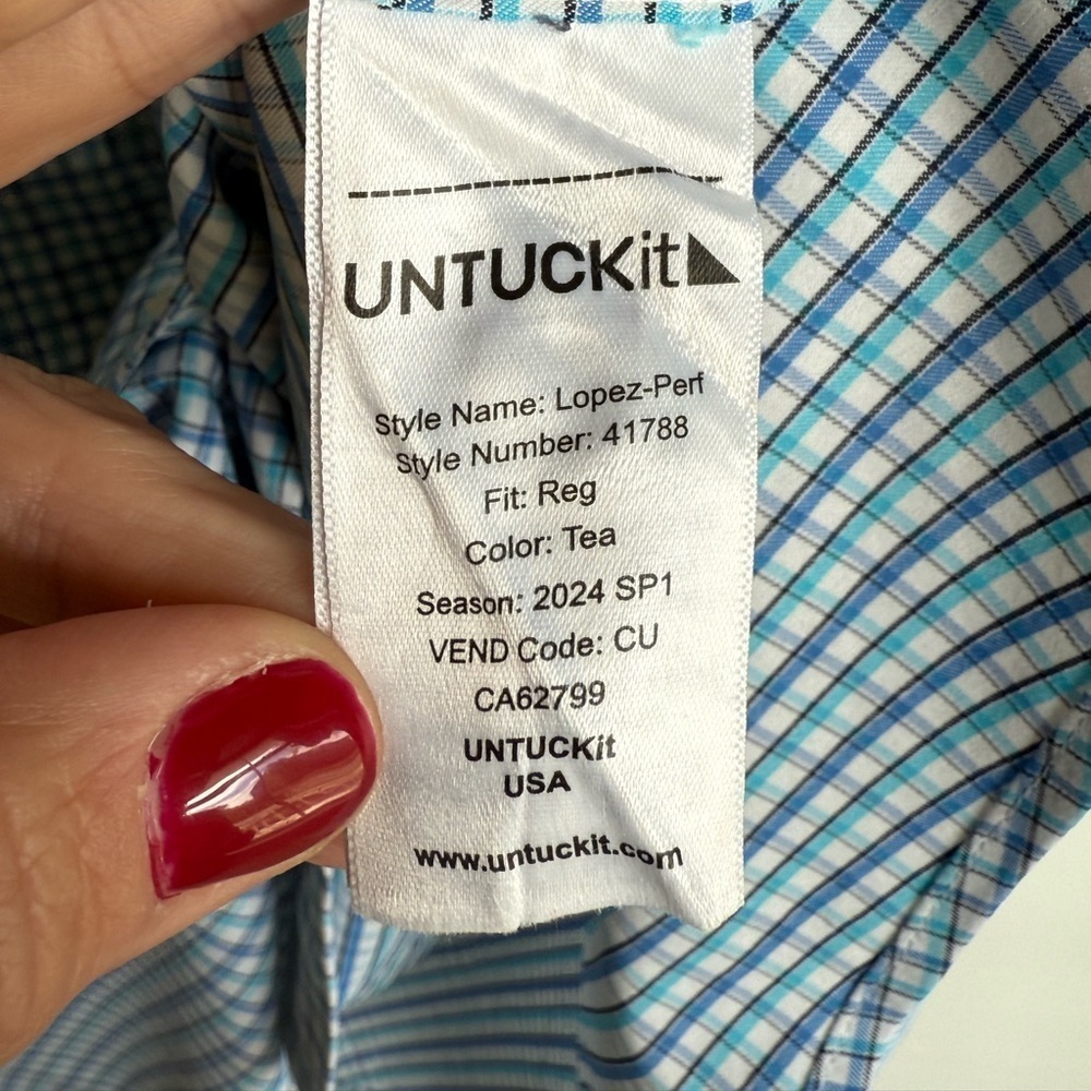 Untuckit button down shirt • men’s XL - Picture 5 of 7